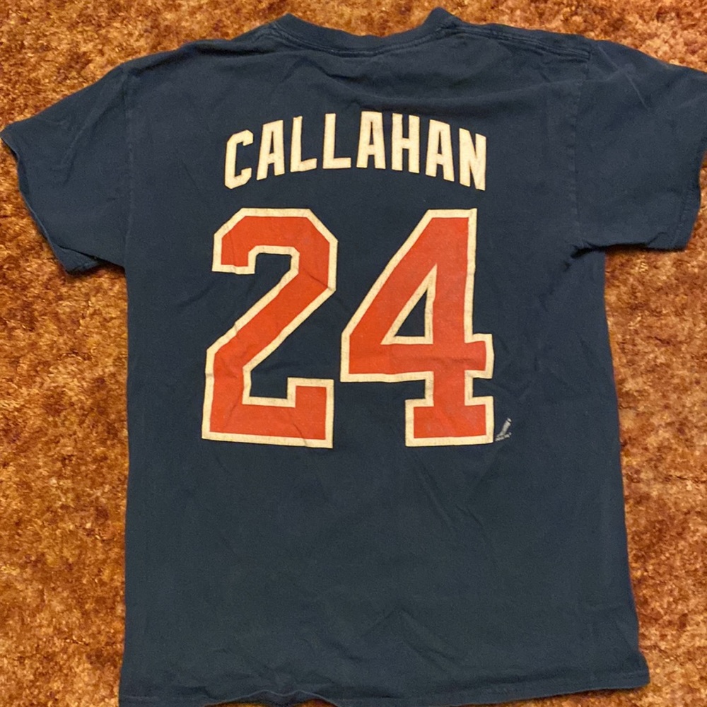 Reebok New York Rangers Ryan Callahan T-Shirt. Size Medium